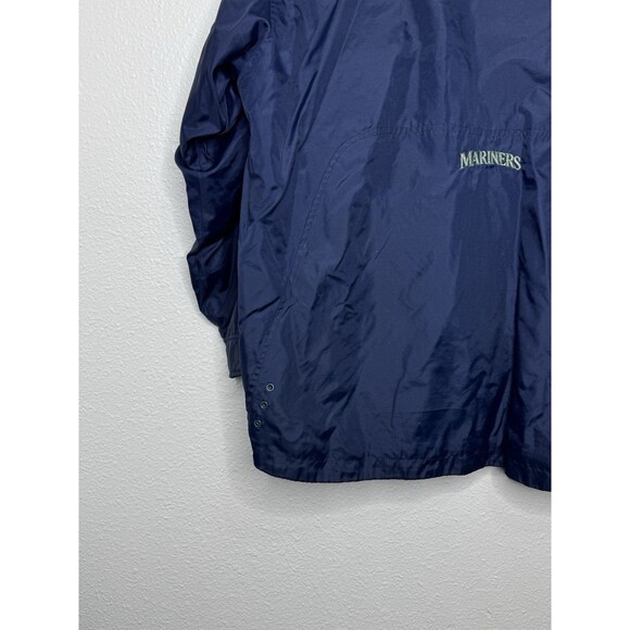 VTG Seattle Mariners Majestic Satin Bomber Jacket Fleece Lined XL **SEE PICS** - Picture 16 of 16